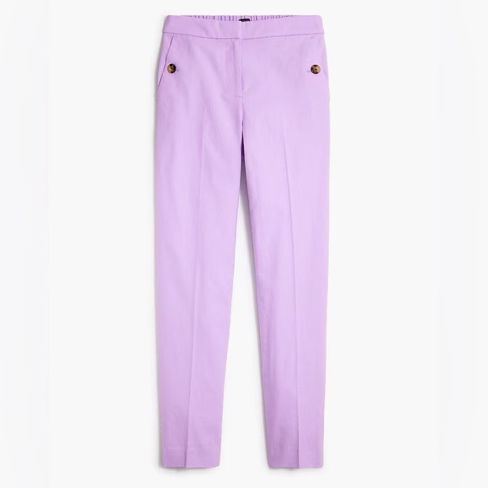 J. Crew Factory Linen-Cotton Sailor Pant